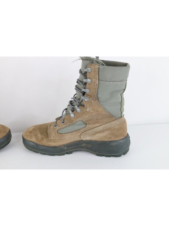 Vintage USGI Military Mens 8.5 Goretex Waterproof Leather Combat Boots Green USA main image 5